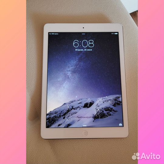 Apple iPad air 1 на 16GB Mode A1475