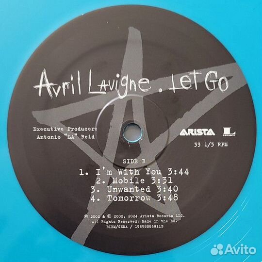 Винил Avril Lavigne – Let Go (2LP turquoise)