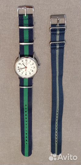 Кварцевые часы Timex T2N654 Weekender
