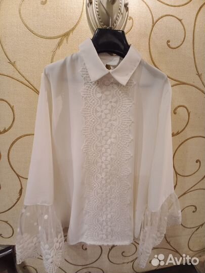 Блузка нарядная для девочки р.146