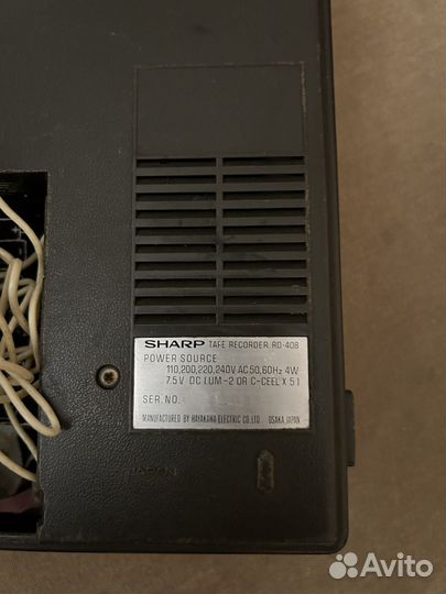 Винтажная магнитола Sharp