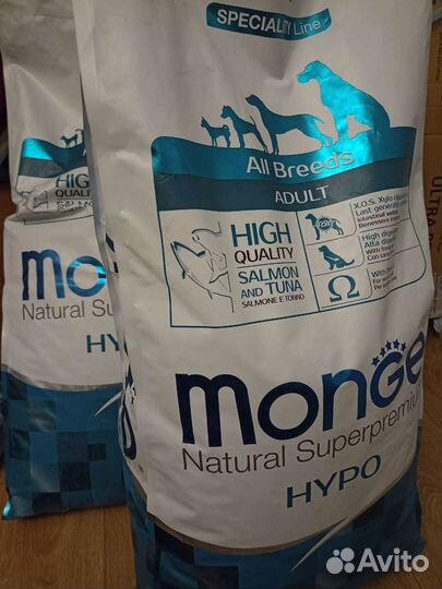 Корм Monge монж для собак - 15/12/2.5кг