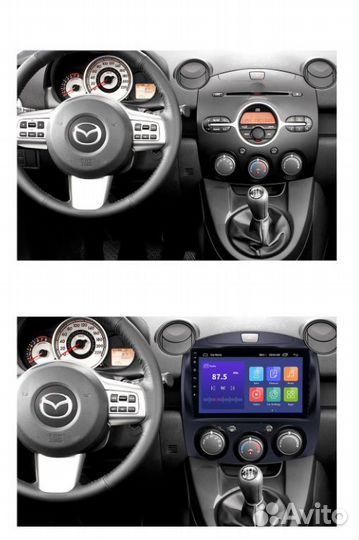 Магнитола планшет Mazda Demio 2007-2014. Android