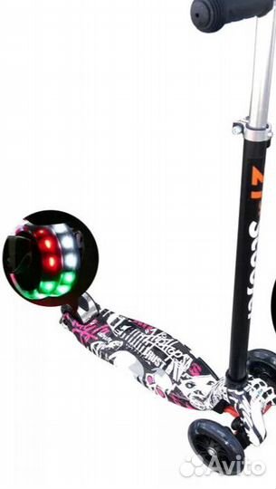 Колеса для самоката 80 мм. Новые, светятся