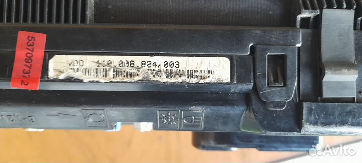 Комбинация приборов w202