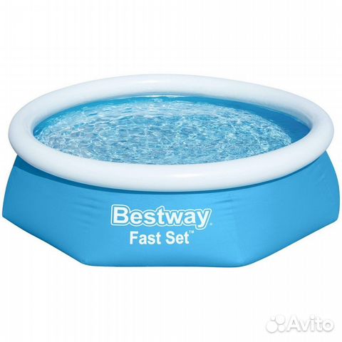 Бассейн Bestway Fast Set 366х76 с надувным бортом