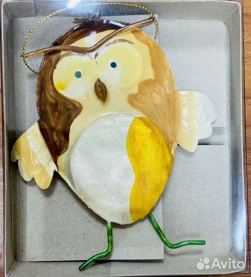 Елочная игрушка Сова