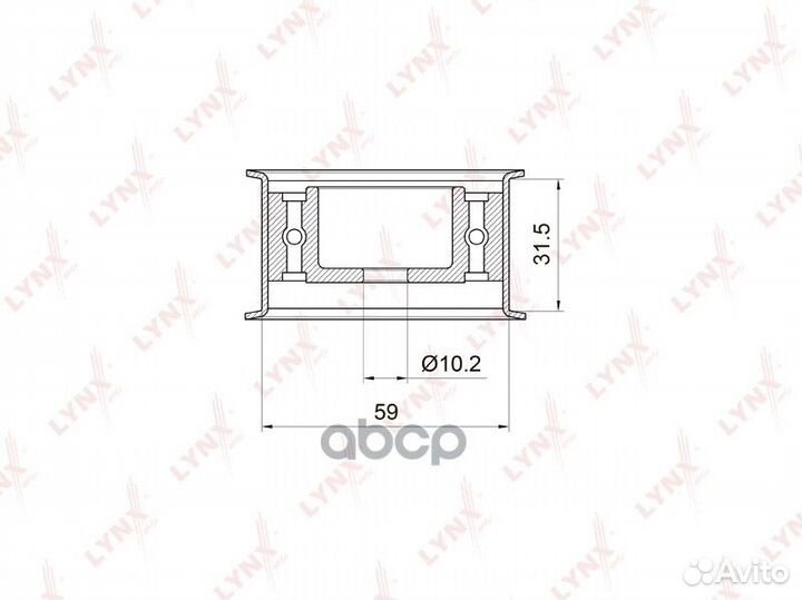 Ролик обводной ремня грм audi A4 2.4-2.8 96-04