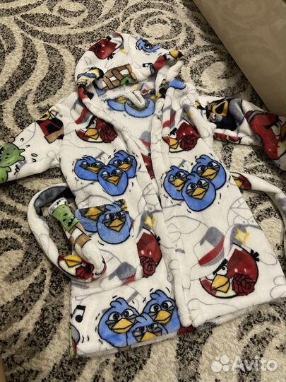 Детский махровый халат 92-98