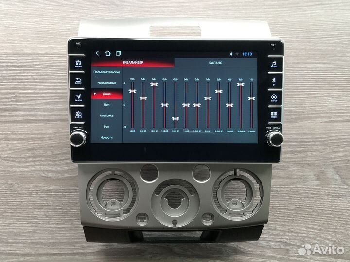 Магнитола Mazda BT-50 + физические кнопки