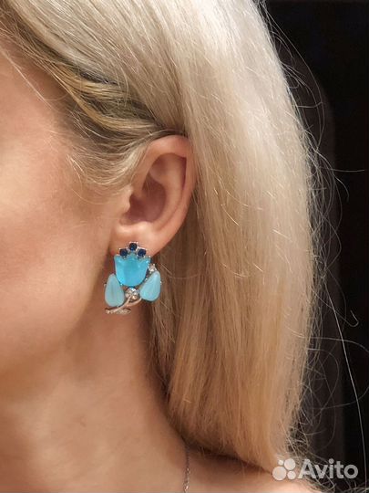 Красивые Серьги Burachie