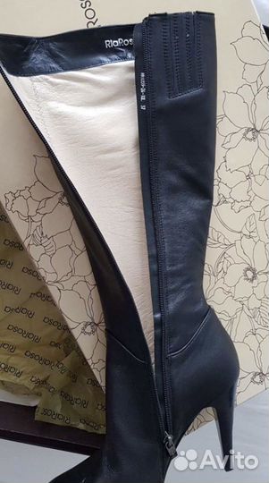 Сапоги женские натуральная кожа 37 Эконика