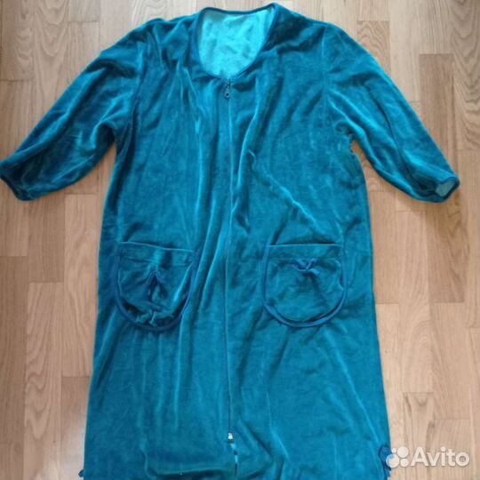 Халат велюровый женский