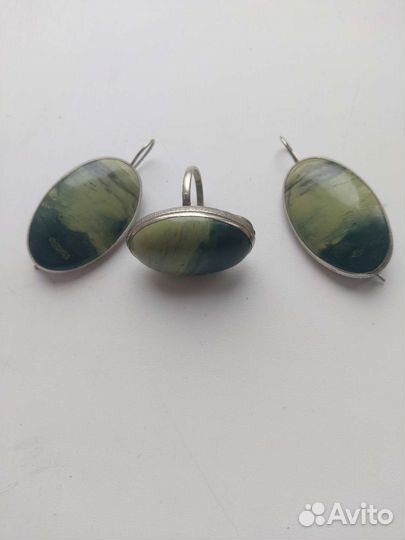 Серьги и кольцо