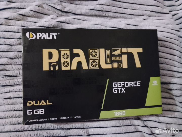 Видеокарта Palit GeForce GTX 1660 dual