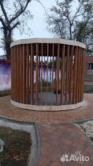 Пергола деревянная