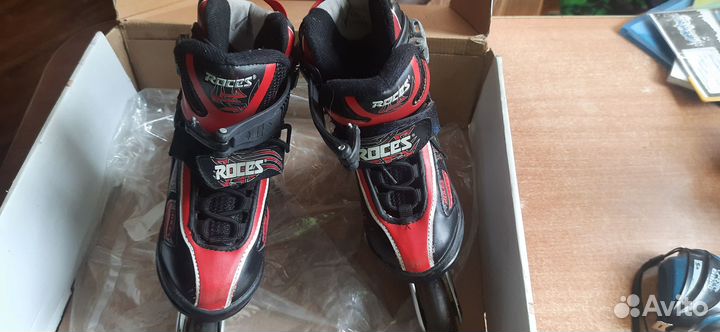 Роликовые коньки детские раздвижные 30-33р