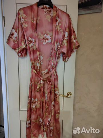 Атласный халат