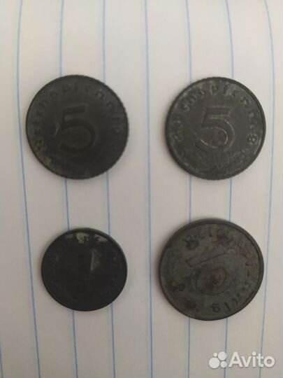 Пфенниги, с 1940 по 1944 гг