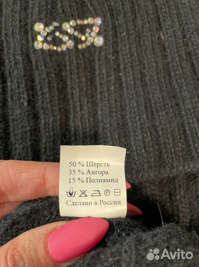 Комплект шарф, шапка, перчатки женский