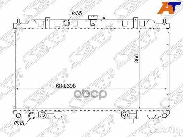 Радиатор Nissan Almera 00-06 / Primera 01-08