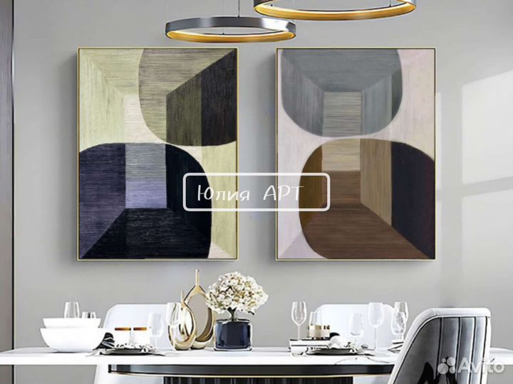 Картины интерьерные Абстракции на холсте