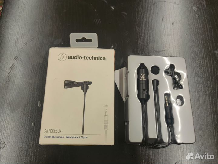 Audio technica ATR 3350x петличный микрофон