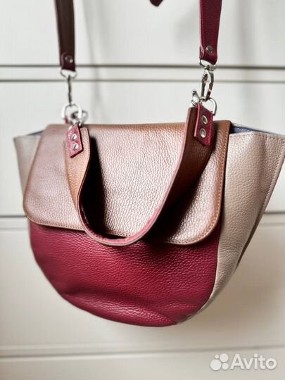 Сумка ручная работа кожа, бренд Bobylev, Калинингр