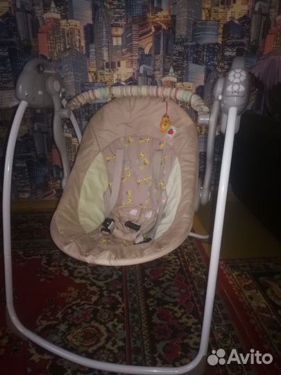 Детские электронные качели для новорожденных