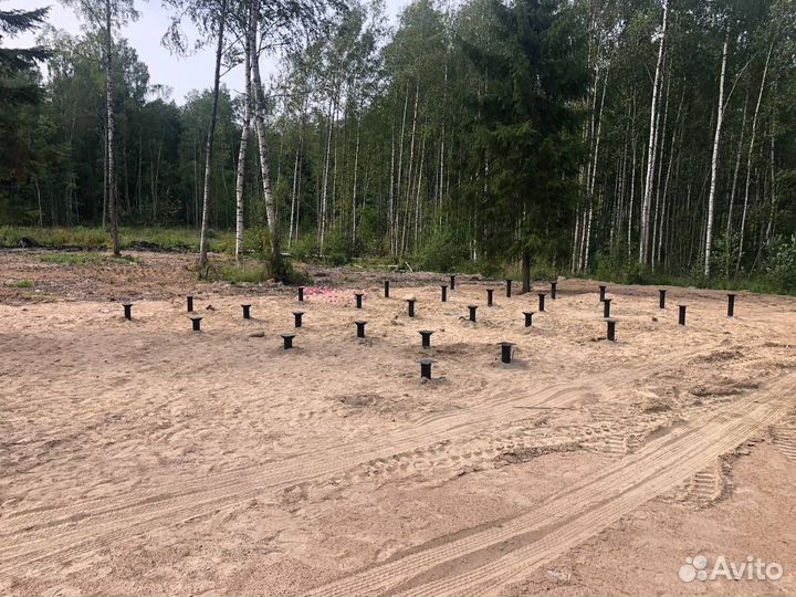 Винтовые сваи обвязка с установкой под ключ