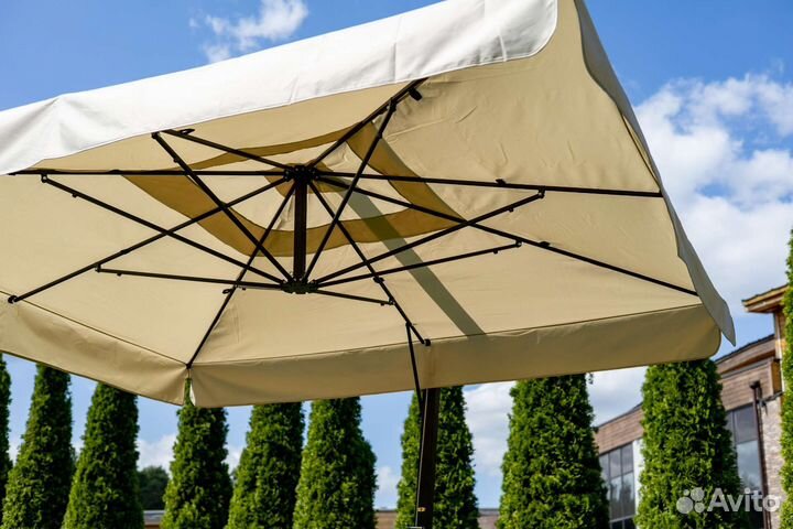 Зонт для кафе. Боковой зонт. Зонт от солнца