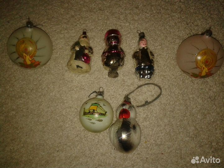 Елочные игрушки СССР