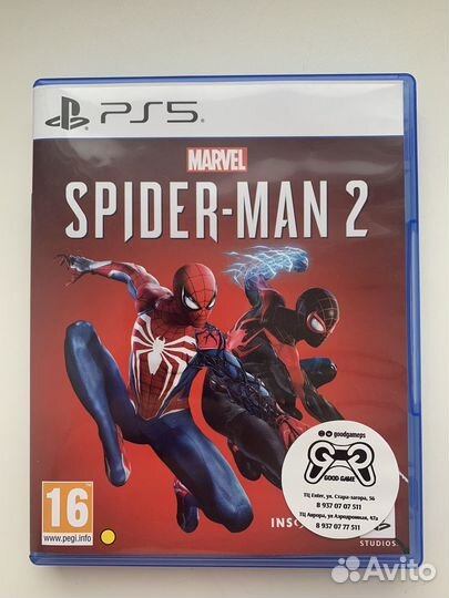 Spider man 2 ps5 диск