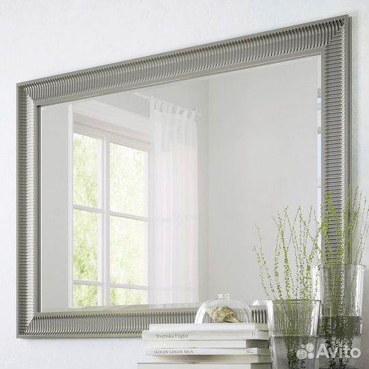 Songe Зеркало 103.369.50 Серебро 91x130 см IKEA
