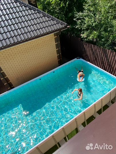 Каркасный бассейн бу