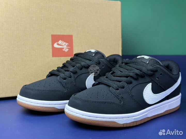 Кроссовки Nike sb dunk low pro Black gum