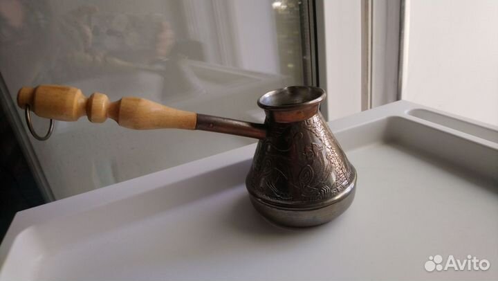 Медная турка для варки кофе