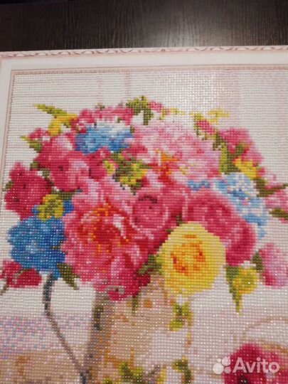 Картина Цветы (алмазная мозаика)