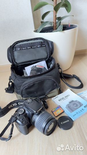 Зеркальный фотоаппарат canon 400d