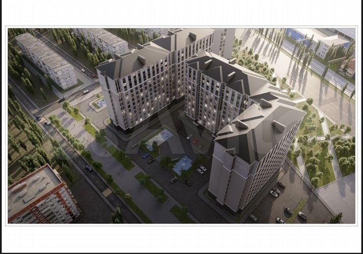 2-к. квартира, 59,5 м², 4/14 эт.