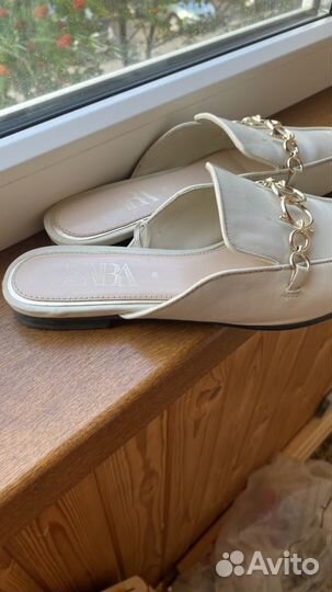 Мокасины zara мюли