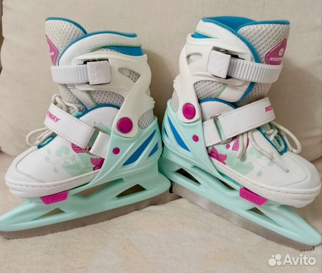 Коньки раздвижные nordway 26-31