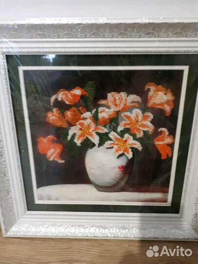 Картины для интерьера вышитые бисером