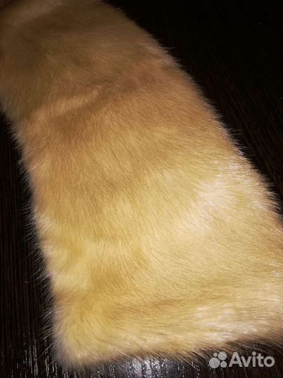 Воротник норка натур. новый