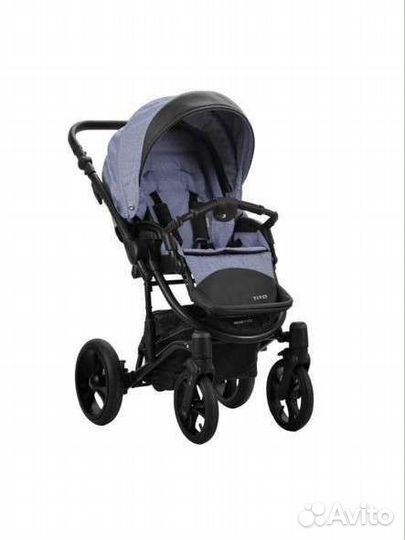 Коляска Bebetto Tito Jeans 2 в 1 + автолюлька