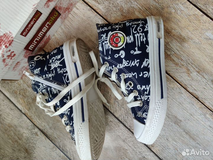 Кеды мальчику/девочке р. 29 Minimen eko