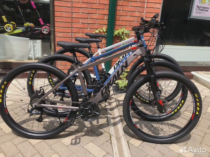 Велосипед горный R27.5. Алюминиевая рама. Новый