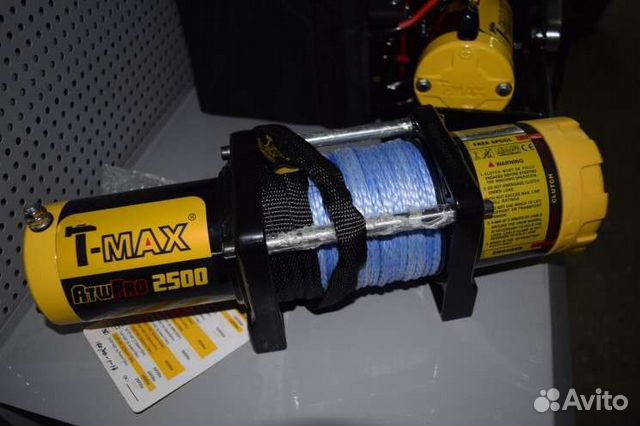 T-Max 2500 лебёдка для квадроцикла синтетическая