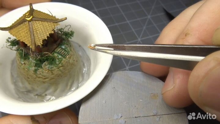 Диорама в пиале для чая