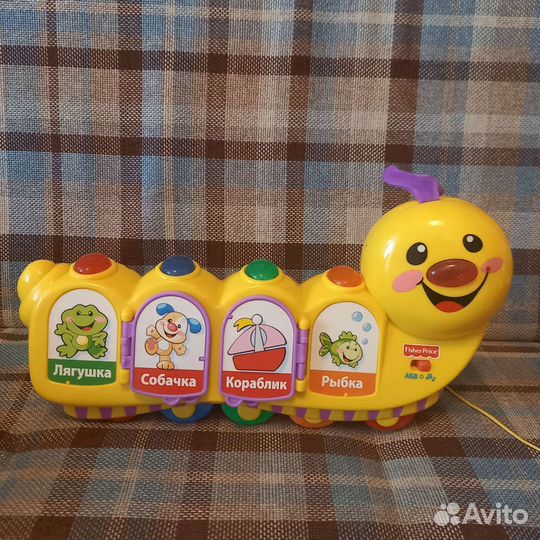 Гусеница музыкальная развивающая